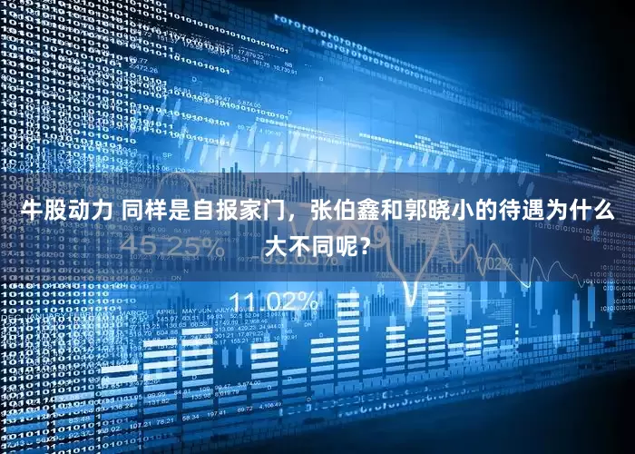 牛股动力 同样是自报家门，张伯鑫和郭晓小的待遇为什么大不同呢？